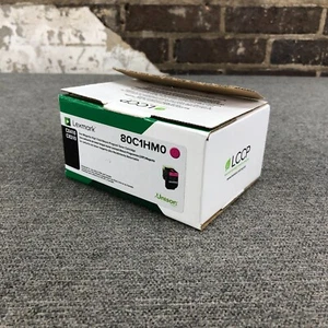 Lexmark 80C1HM0 Magenta Tonerkassette, neu im Karton - Bild 1 von 6