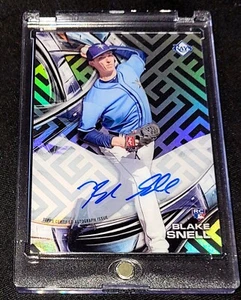 Autógrafo Blake Snell RC 2016 Autógrafos certificados Topps Tek Dodgers + Estuche nuevo - Imagen 1 de 4