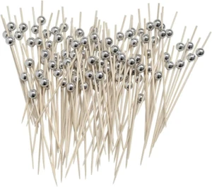 100PCS Fantasia Stuzzicadenti Cocktail Picks Cocktail, Spiedini Cocktail Olive Appetito - Foto 1 di 7