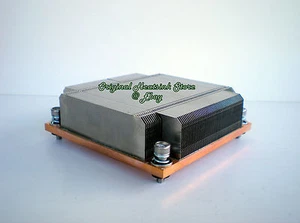 XEON SOCKET B 1366 HEAT SINK 1U-2U FOR INTEL X5670-X5660-X5650-X5770-X5647-E5649 - Picture 1 of 4