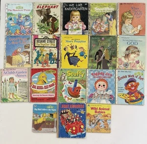 Vintage Little Golden Books Lot Of 18 - Picture 1 of 8