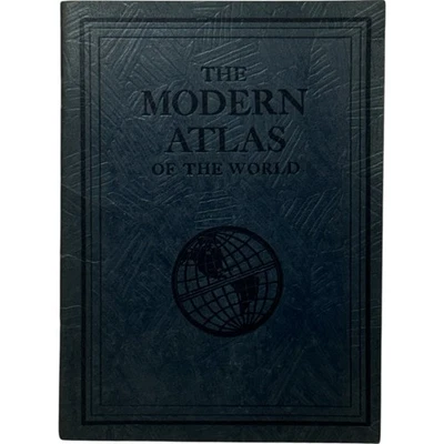 Vintage 1939 Modern Atlas Of The World Global Colonial Africa USSR Era - Image 1 of 4
