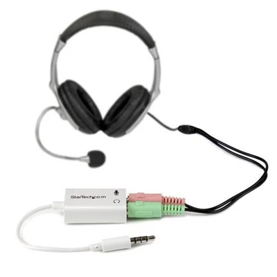 StarTech.com MUYHSMFFADW 3,5mm (4 pol.)/St zu 2x 3.5mm (3 pol.)/Bu Audio Adapter - Bild 1 von 4