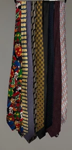 Konvolut 9 Herren Krawatten Seide & Polyester Designer Marken Top Zustand - Bild 1 von 8