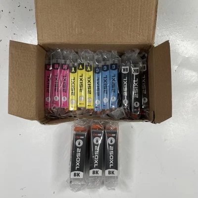 Cartuchos de tinta 15pk EZink 250XL 251XL para impresoras Canon PGI-250 CLI-251 Foto 1 de 3