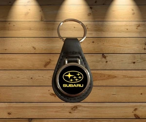 Subaru Leather Key Fob.... Key Ring / Tag. Car . Rally. WRX   - Picture 1 of 3