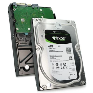 Seagate Exos 7E8 4TB 7.2K RPM SATA 6Gb/s 3.5in Enterprise HDD - ST4000NM0115 - Afbeelding 1 van 7