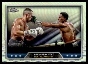 2024 Topps cromo refractor de boxeo David Benavidez #99 A - Imagen 1 de 2