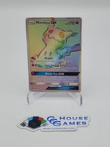 Mimikyu GX 226/214 HOLO SECRET RARE POKEMON Lost Thunder See Pics #S *CCGHouse* - Picture 1 of 13