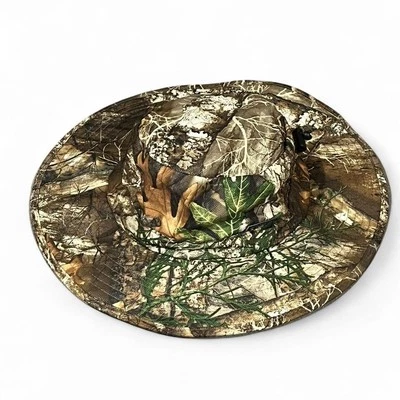 Chapéu balde camuflado verde safári alça ajustável árvore real sapô toggy - Imagem 1 de 4