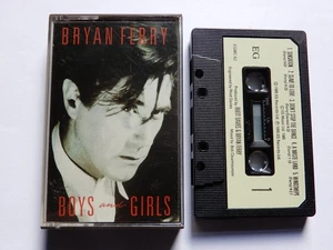BRIAN FERRY - BOYS AND GIRLS - 1985 CASSETTE TAPE ALBUM (ROXY MUSIC) - Picture 1 of 5