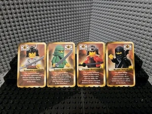 LEGO Ninja Mini Heroes Collection Cards 3345 3346 Cas048 Cas206 Cas210 Cas212 - Picture 1 of 9