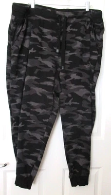 Pantalones de chándal Athleta Triumph para mujer negros camuflados Triumph forrados de lana talla 3X Foto 1 de 4