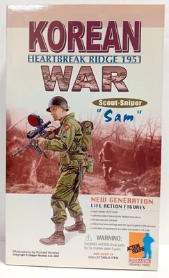 "SAM" SCOUT-SNIPER KOREAN WAR 12" ACTION FIGURE DRAGON TOYS UNOPENED - Image 1 of 4