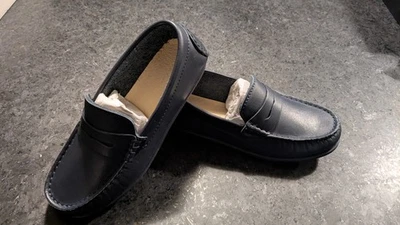 Mocasines de cuero Jacadi Kids mocasín en azul [niños EU32 US talla 1-- ¡NUEVOS!] Foto 1 de 4