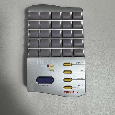 Vintage LIGHTS OUT 1995 Electronic Handheld Game Tiger Electronics Toy TESTED - Image 1 of 4