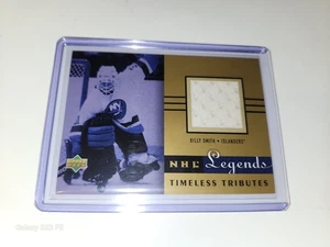 2001-02 Upper Deck Legends - Timeless Tributes - Billy Smith Juego Usado Jersey - Imagen 1 de 6