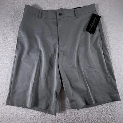 Pantalones Cortos de Golf Walter Hagen Para Hombre 32 Gris Rendimiento 10" Nuevos con Etiquetas Nuevos Foto 1 de 4