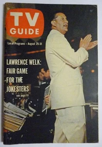 S. Ohio Aug 25 1962 TV Guide WELK Cliff Robertson ALLEN LUDDEN Beverly Garland - Picture 1 of 2