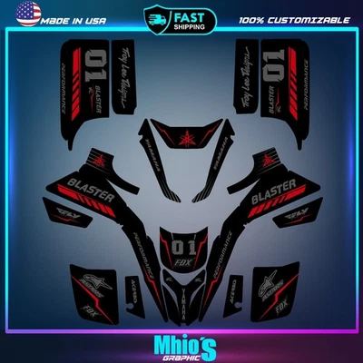 Grafik Aufkleber Kit für Yamaha Blaster 200 YFS 200 Aufkleber - Bild 1 von 4