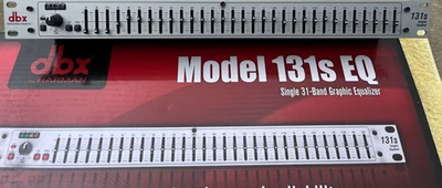 DBX 131s Single Channel EQ 31-Band Graphic Equalizer - Image 1 of 4