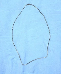 Collana a maglie classica lunga 23" in acciaio inox; OTTIMA DA TROVARE!! - Foto 1 di 3