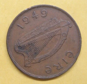 1949 Ireland Republic Penny Take a Look - Picture 1 of 2