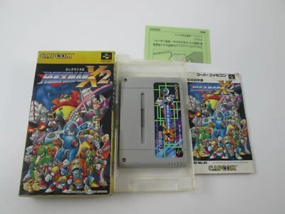 Rockman X 2 Con Caja Manual Super Famicom SFC SNES Japón Ver - Imagen 1 de 4