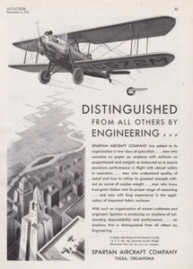 1929 spartanisches Flugzeug ad 11/16/2023a - Bild 1 von 1