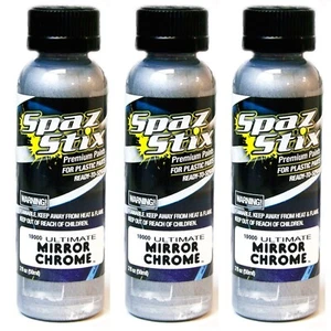 Spaz Stix SZX10000 COMBO SAVING 3x Ultimate Mirror Chrome Airbrush Paint Lexan - Picture 1 of 3