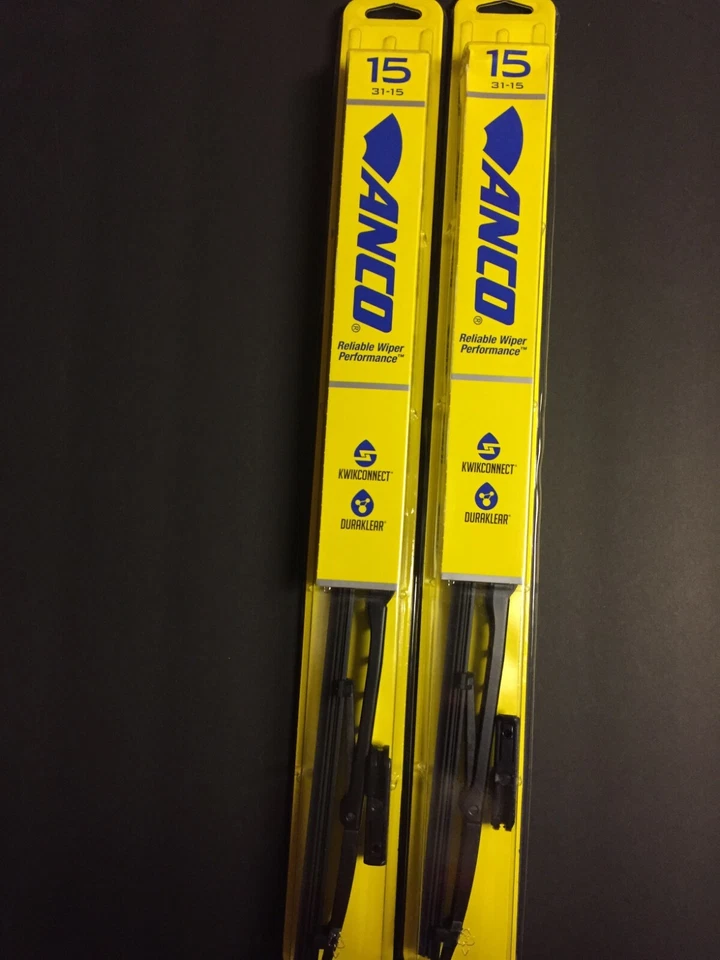 2x 15" ANCO 31-15 ESCOBILLA LIMPIAPARABRISAS 31 SERIE 15" MARCO METAL NEGRO Foto 1 de 1