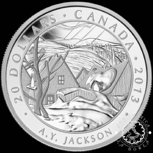 LADOBLA - 2013 - Estuche 20 Dollars CAD Proof - Saint Tite des Caps - Canadá - Foto 1 di 3