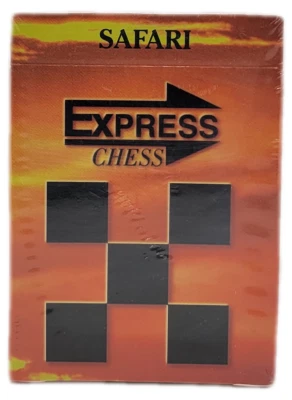 Juego de cartas de ajedrez Blackbox 1997 Safari Express Foto 1 de 2