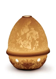 NUEVO LLADRO LITOFANO VOTIVO DONNA DE LAS FLORES #17343 NUEVO EN CAJA F/SH - Imagen 1 de 8