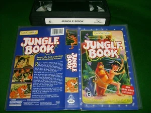 JUNGLE BOOK - Rare Australian Good Times VHS - Classic Animated Adventure Story - Picture 1 of 1