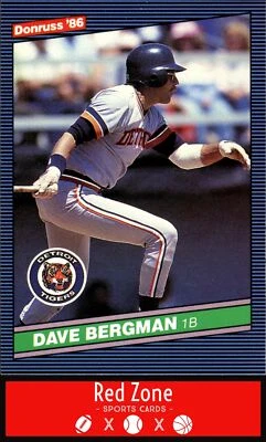 1986 Donruss - #471 Dave Bergman NM Set Break. - Image 1 of 2