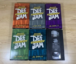 Russell Simmons Def Comedy Jam All Stars Volumes Lot (6) VHS 90s Vintage Classic - Picture 1 of 4