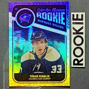 TOMAS KUBALIK  RC  2011/12  O-Pee-Chee  Marquee ROOKIE RAINBOW  #590  Columbus