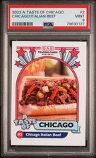 2023 GAS Trading Cards A Taste Of Chicago #2 Italian Beef /100 PSA 9 G.A.S.