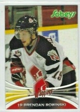 2008-09 Moose Jaw Warriors (WHL) Brendan Rowinski