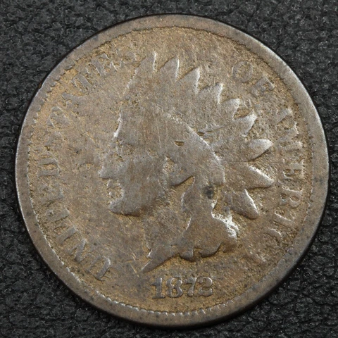 1872 Indian Head Copper Cent Cover