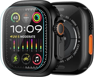 Metal Case Screen Protector for Apple Watch Ultra 2/Ultra 49Mm, W3 Rugged Bumper - Picture 1 of 6