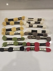 Laine Colbert DMC 8.7 yards each 100% virgin wool Lot Of 15 4C - Picture 1 of 7