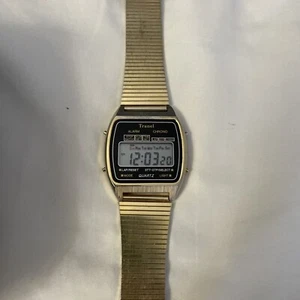 Vintage Tranel Watch Dual Time Chrono Alarm Working With New Battery Installed - Picture 1 of 9