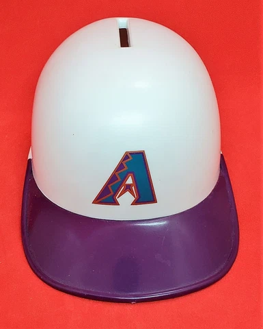 RARE 1997 Vintage Diamondbacks Baseball Helmet Bank Arizona Fall League SGA Cover