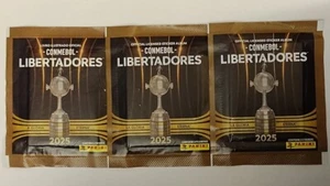 Brazil Version 2025 Panini CONMEBOL Libertadores  x3 Sticker Pack Bright - Picture 1 of 3