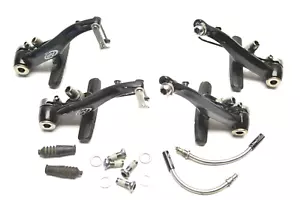 AVID 10 BLACK MOUNTAIN BICYCLE LINEAR V BRAKES BRAKE SET - Picture 1 of 5