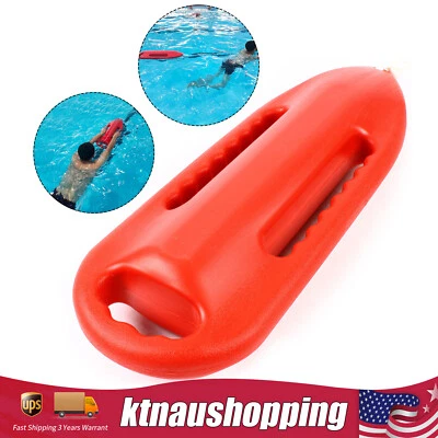 3 Handle Lifeguard Rescue Can Swimming Float Rescue Buoy for Open Water Rescue - Image 1 of 4