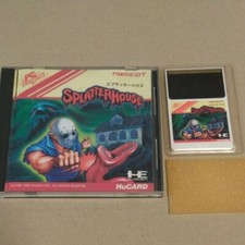 SPLATTER HOUSE namcot NEC PC ENGINE Hu-Card from JAPAN