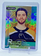 2021-22 Upper Deck Synergy Jeremy Swayman Rookie Journey RJ-6 /249